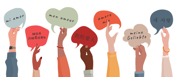 Translate the 💓 language between you two. Translate the 💓 language between you two.